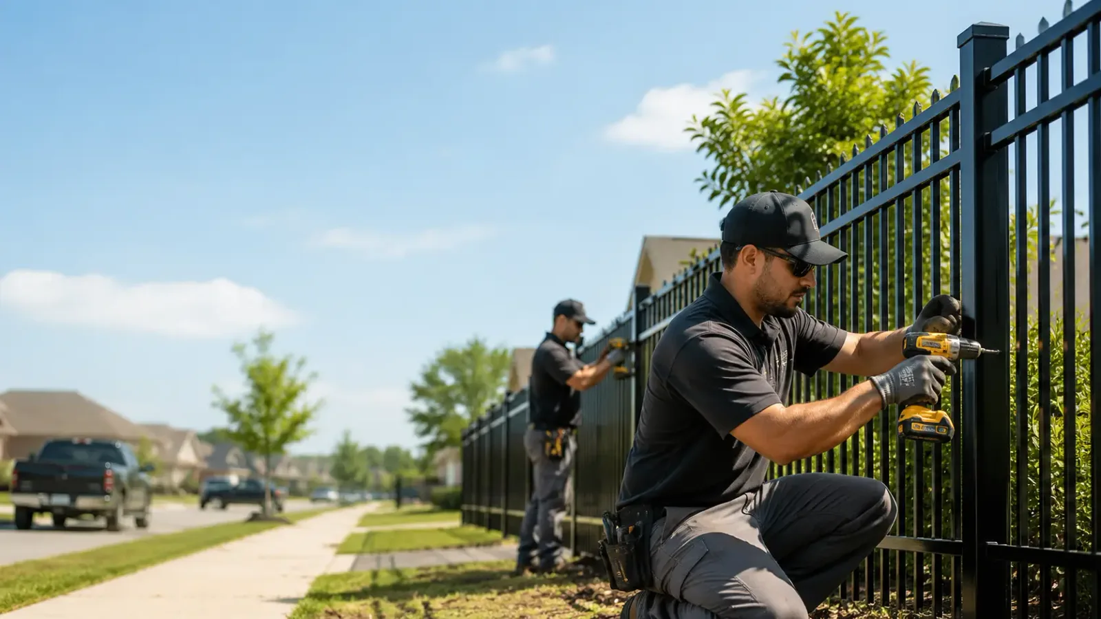 Metal Fence Installation in Irene, TX